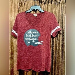 Washed out football Tshirt